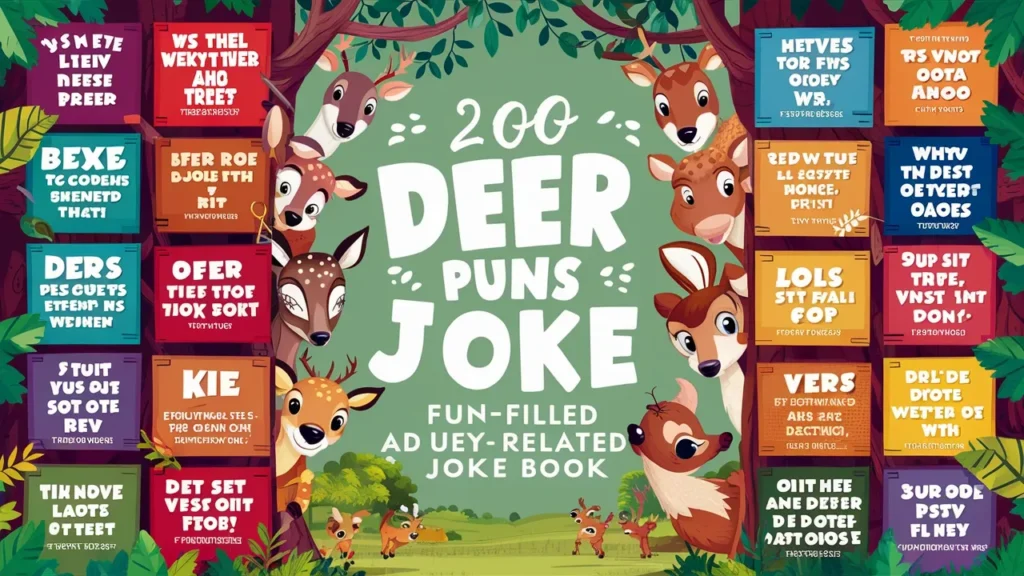200+ Funny Deer Puns Jokes One Liner