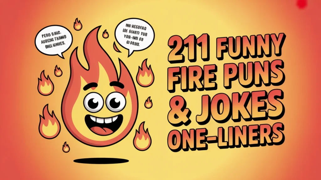 211+ Funny Fire Puns Jokes One Liner