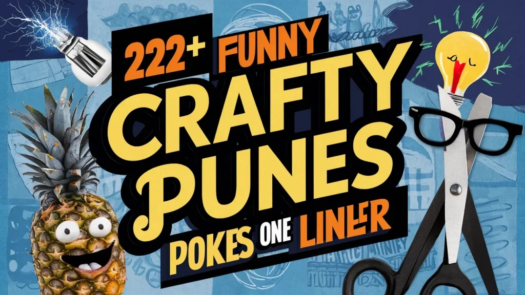 222+ Funny Crafty Puns Jokes One Liner