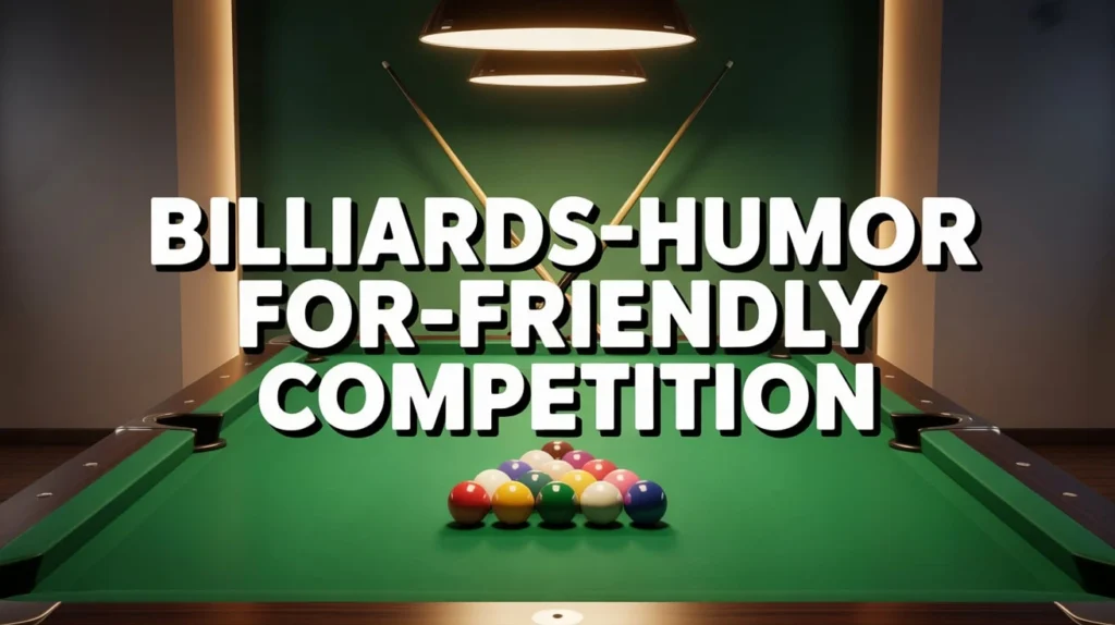 Billiards Humor for Friendly Competition