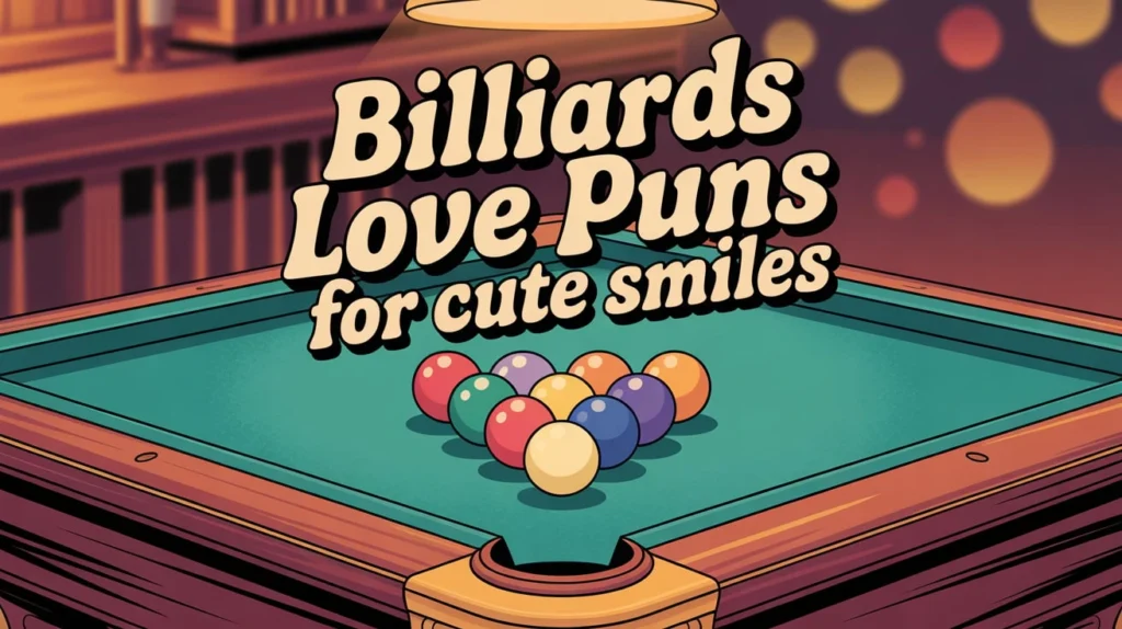 Billiards Love Puns for Cute Smiles