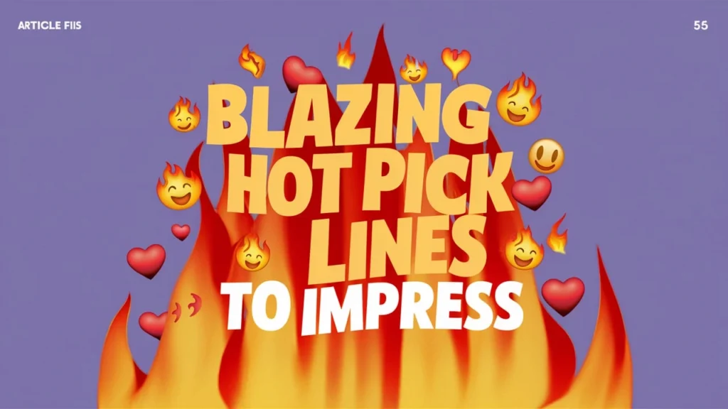Blazing Hot Pickup Lines to Impress