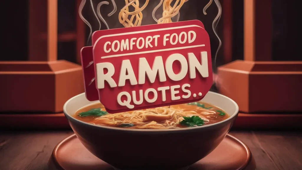 Comfort Food Ramon Quotes
