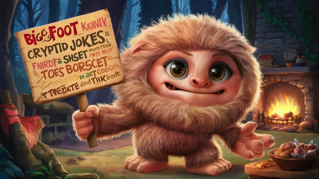Cute Cryptid Bigfoot Puns