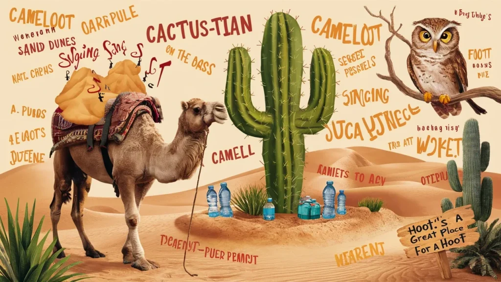 Desert Adventure Wordplay Puns