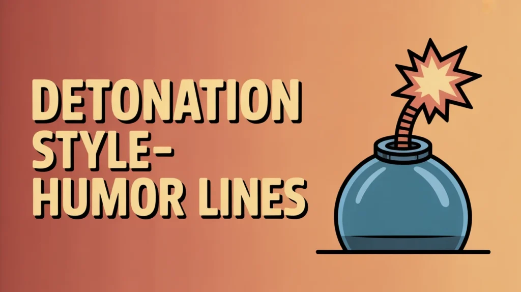 Detonation-Style Humor Lines