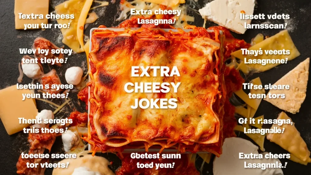 Extra Cheesy Lasagna Jokes 