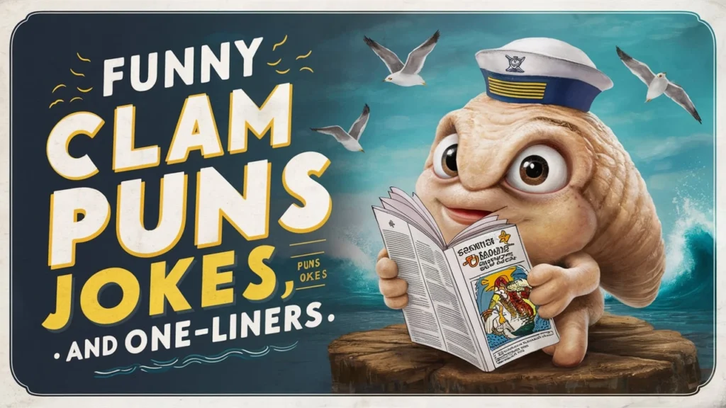 214+ Funny Clam Puns Jokes One Liner