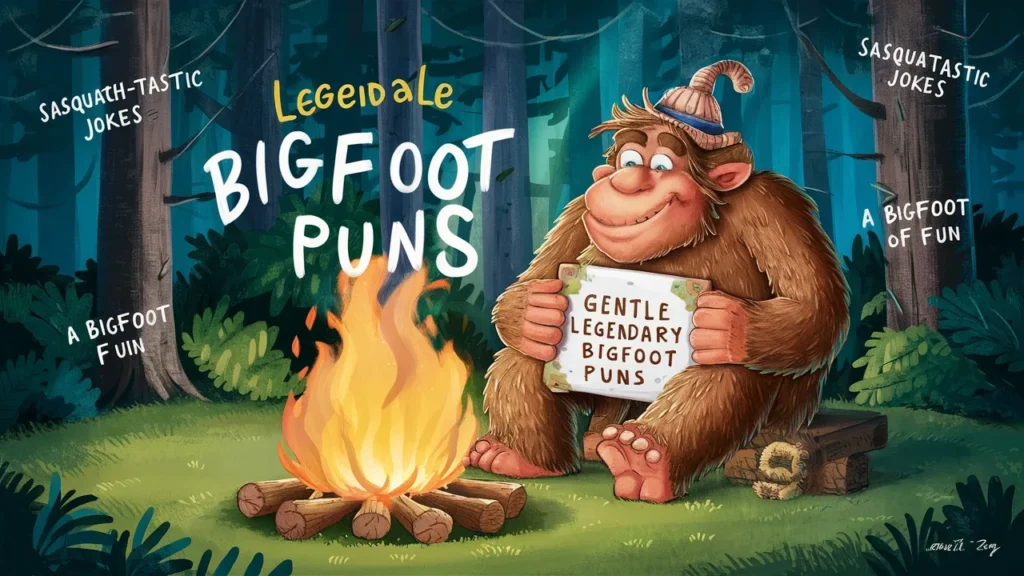 Gentle Legendary Bigfoot Puns