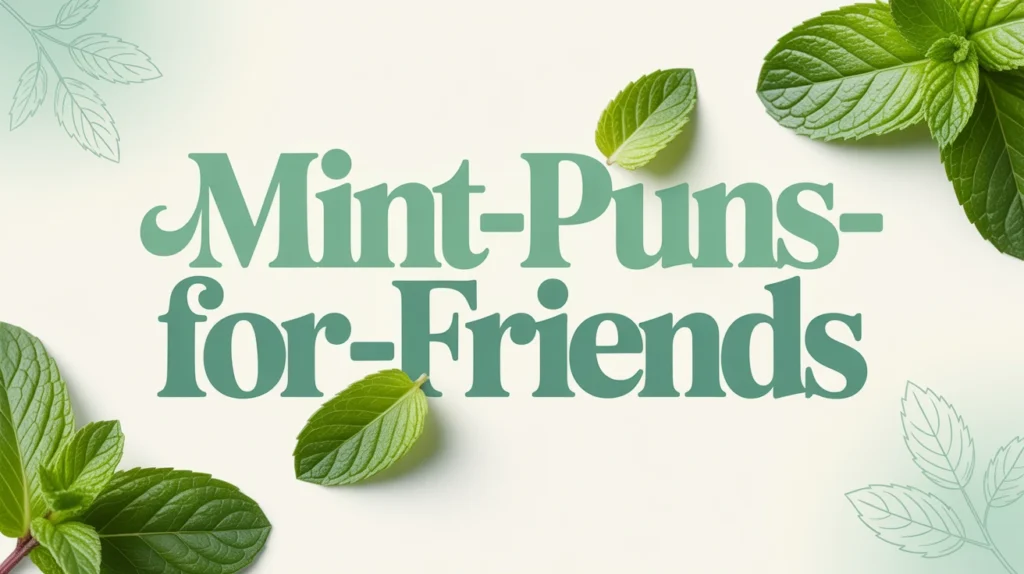 Mint Puns for Friends