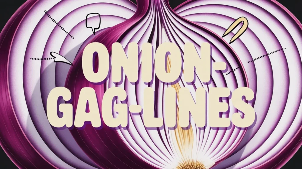 Onion Gag Lines