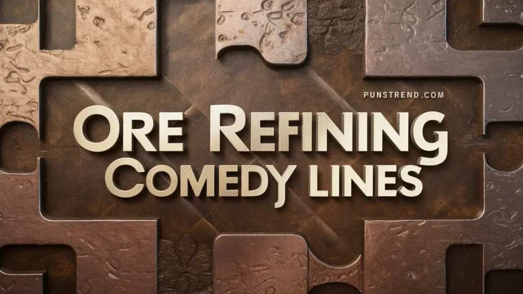 Ore Refining Comedy Lines