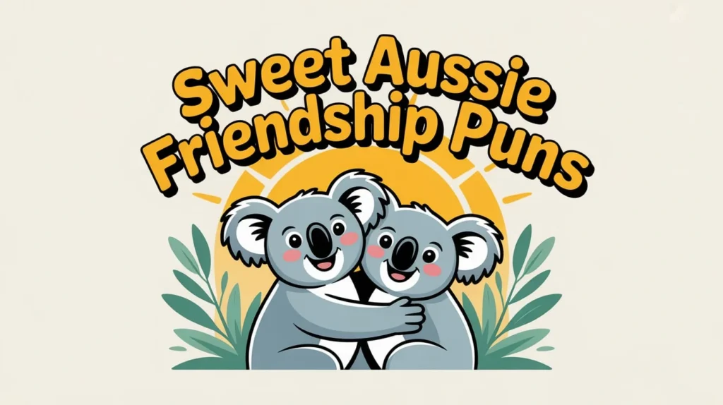 Sweet Aussie Friendship Puns