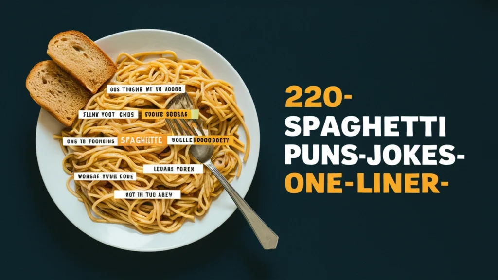 220+ Funny Spaghetti Puns Jokes One Liner