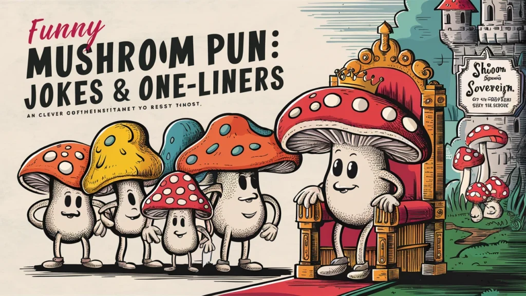 243+ Funny Mushroom Puns Jokes One Liner