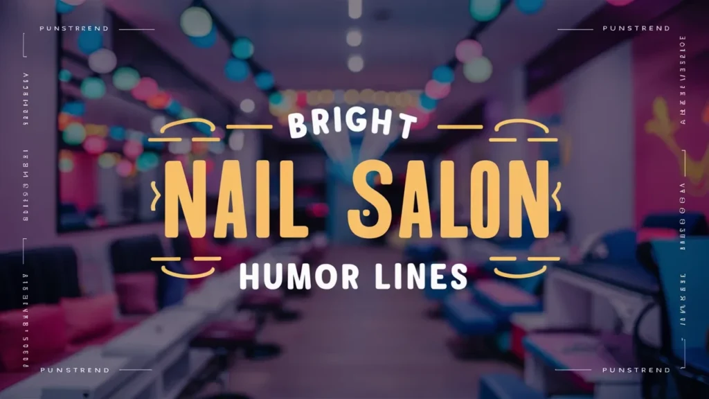 Bright Nail Salon Humor Lines