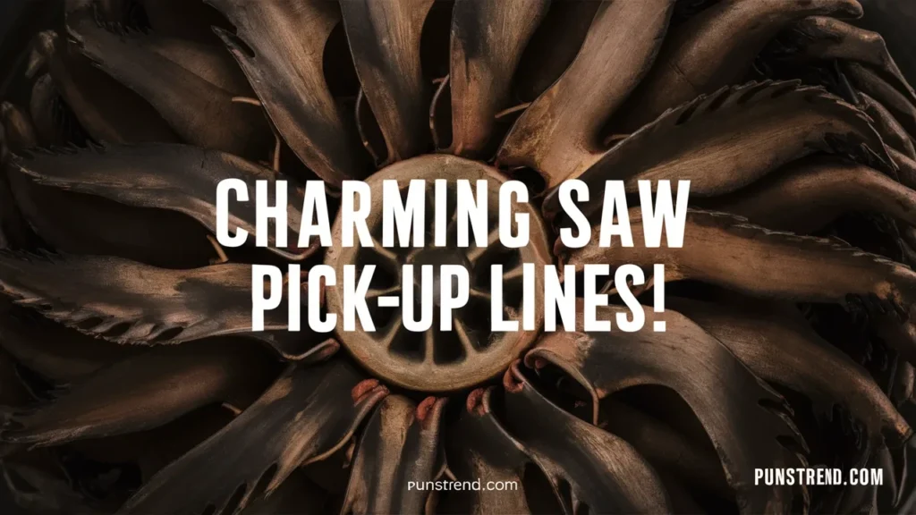 Charming Saw Pick-Up Lines