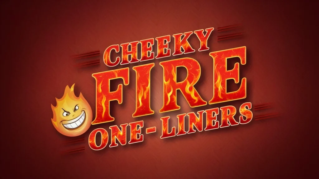 Cheeky Fire One Liners