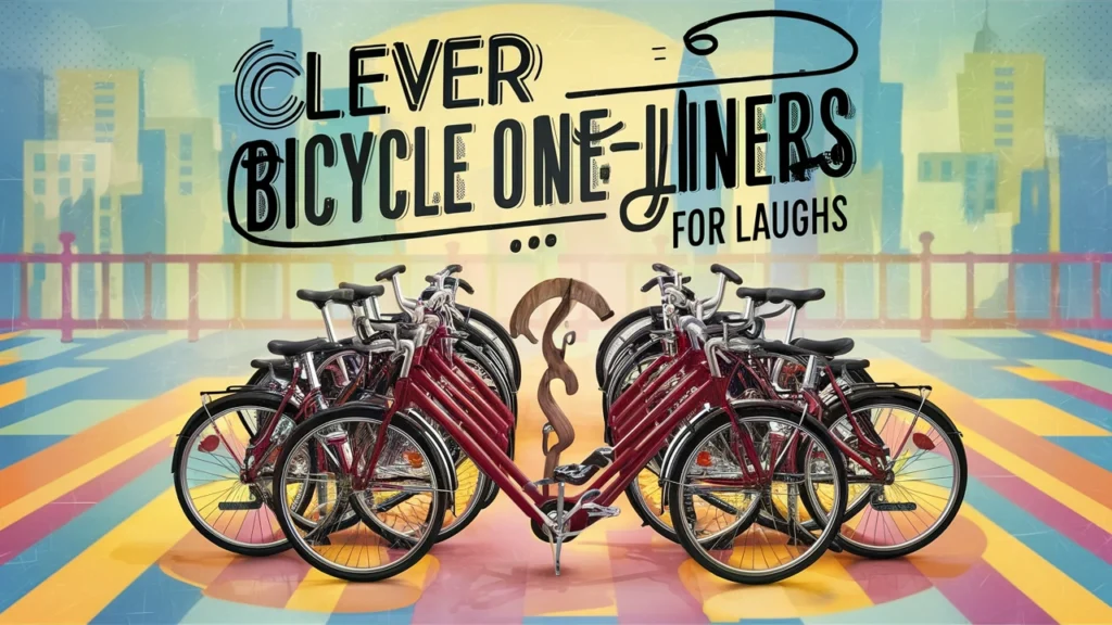 Clever Bicycle One-Liners for Laughs