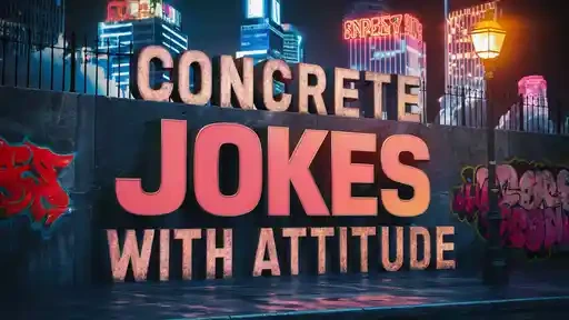 Concrete Jokes with Attitude