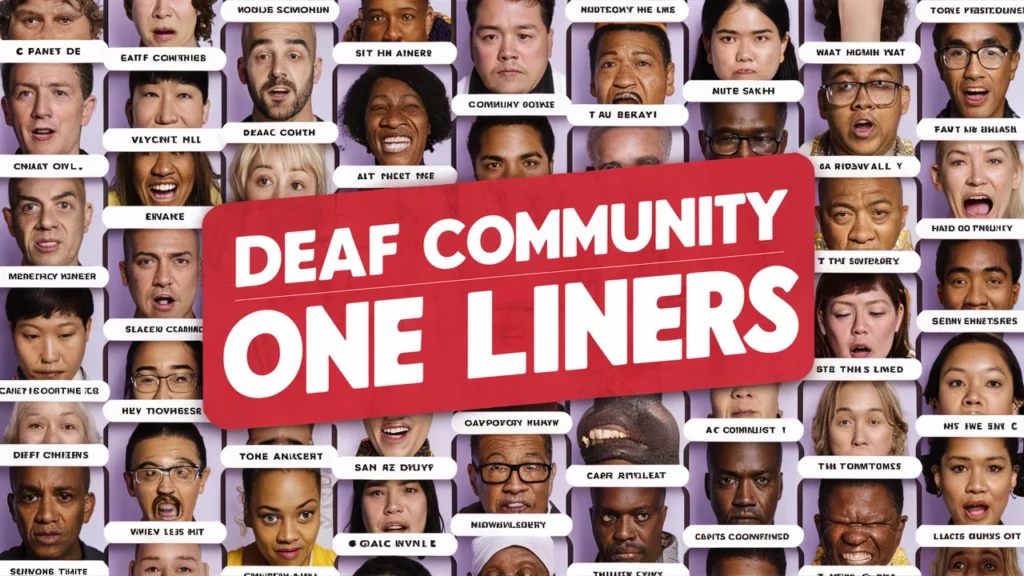 Deaf Community One Liners