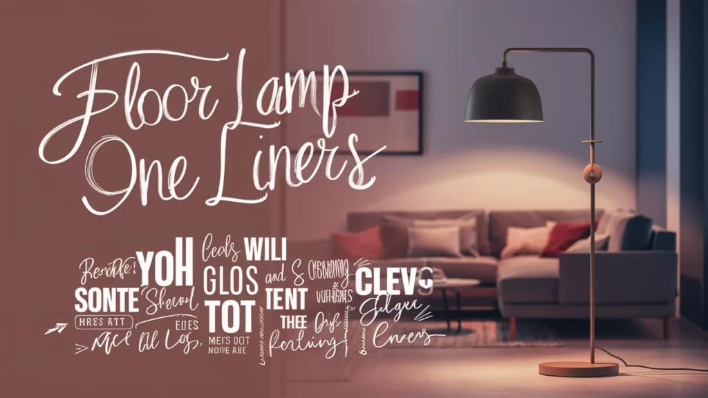 Floor Lamp One Liners