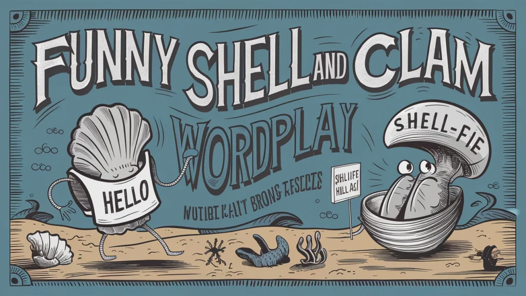 Funny Shell and Clam Wordplay