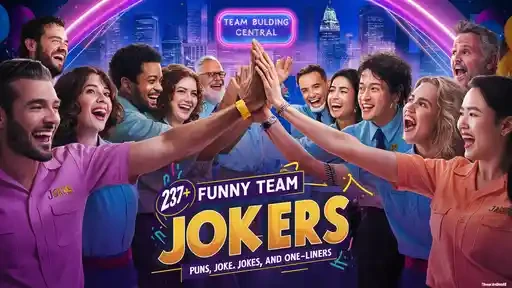 237+ Funny Team Building Puns Jokes One Liner