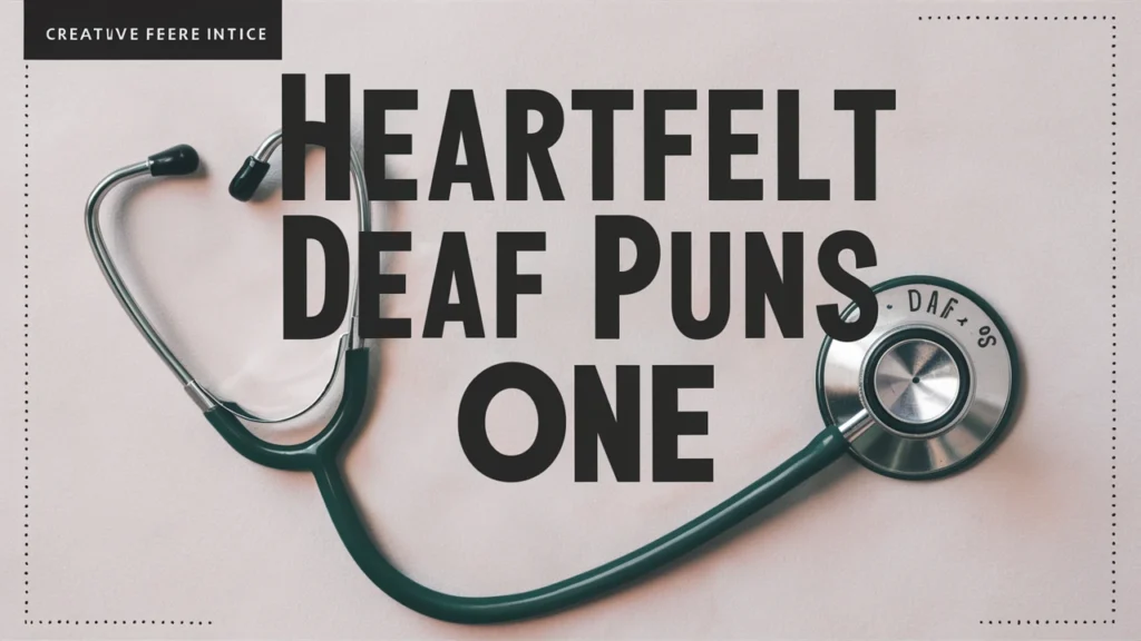 Heartfelt Deaf Puns One Liner
