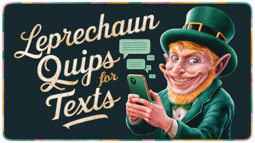 Leprechaun Quips For Texts