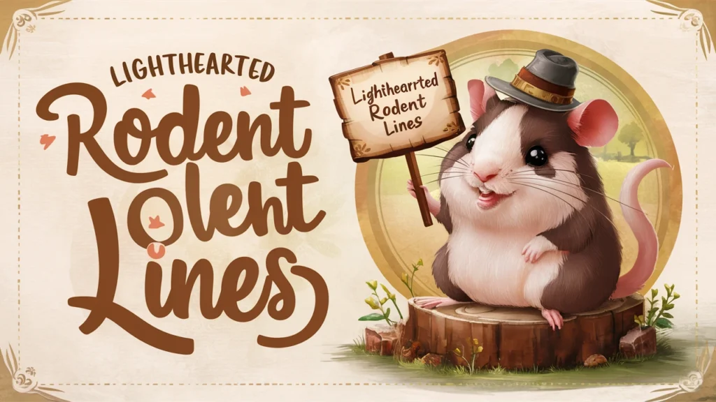 Lighthearted Rodent Lines