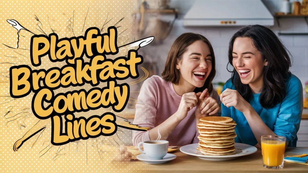 Playful Breakfast Comedy Lines