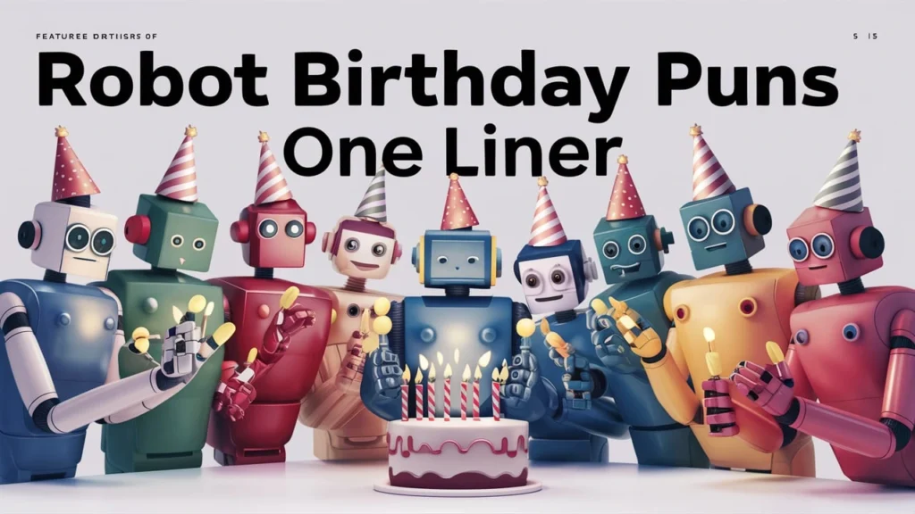 Robot Birthday Puns One Liner