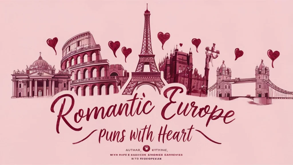 Romantic Europe Puns With Heart