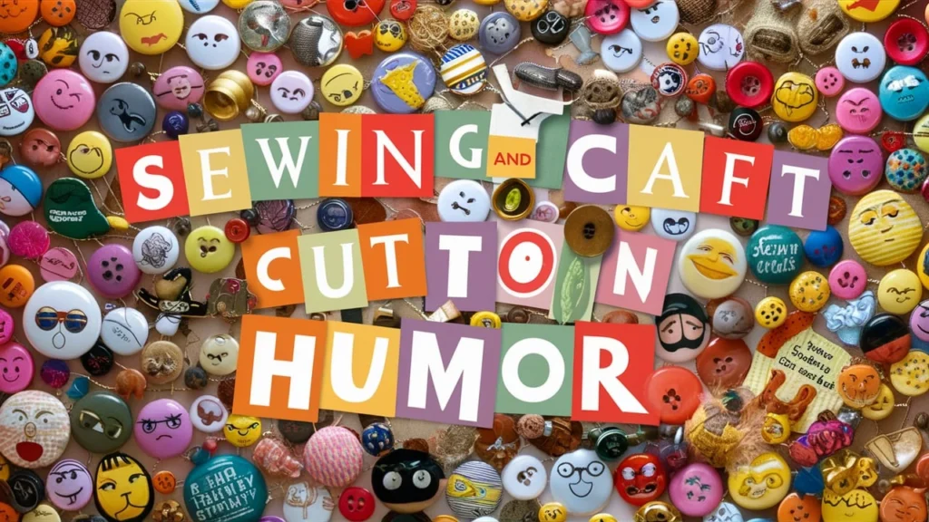 Sewing and Craft Button Humor
