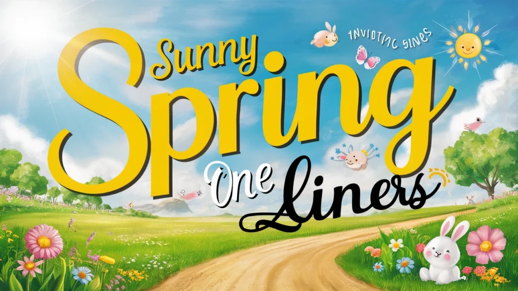 Sunny Spring One Liners