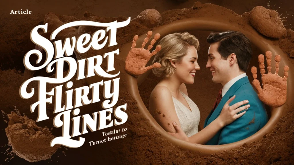 Sweet Dirt-Themed Flirty Lines