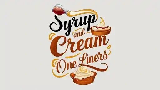Syrup And Cream One Liners