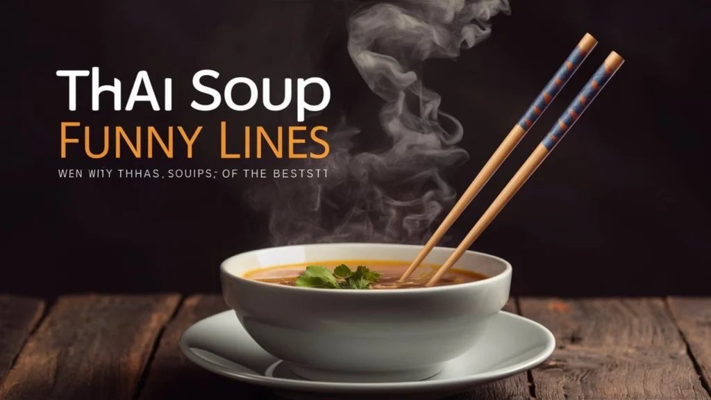 Thai Soup Funny Lines