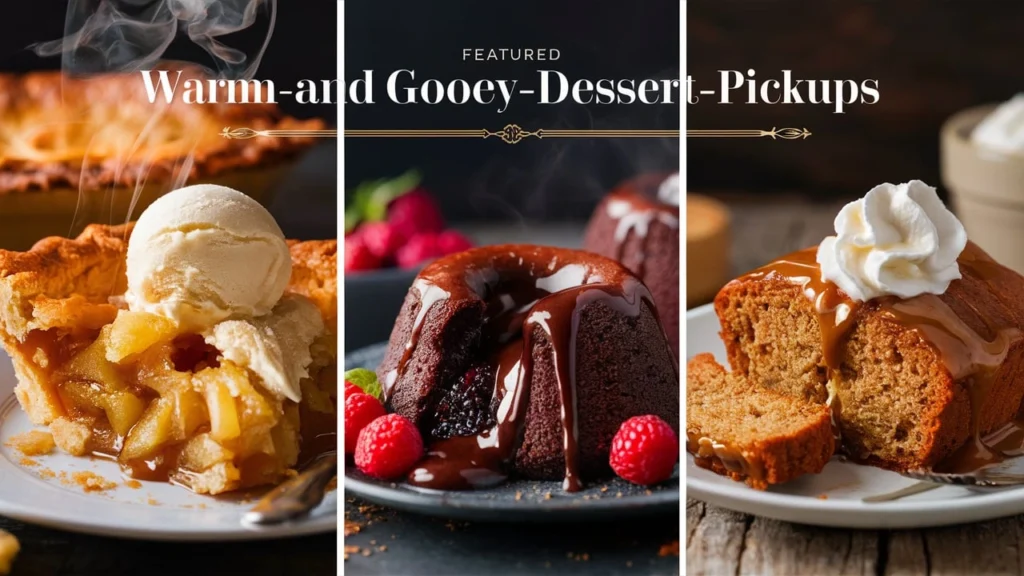 Warm and Gooey Dessert Pickups