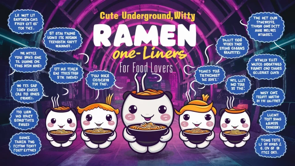 Witty Ramen One-Liners for Food Lovers