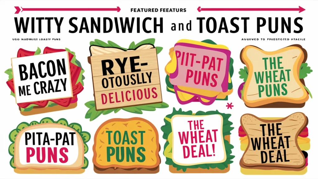 Witty Sandwich and Toast Puns