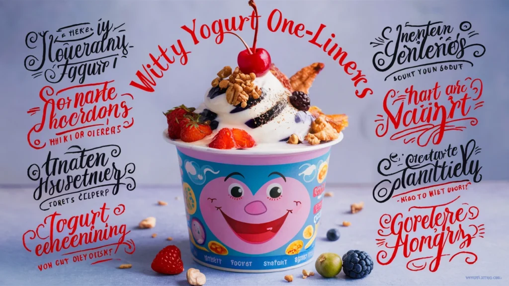 Witty Yogurt One Liners