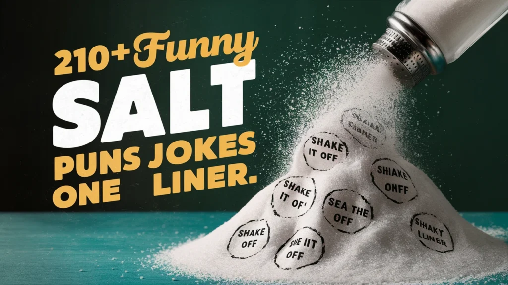 210+ Funny Salt Puns Jokes One Liner