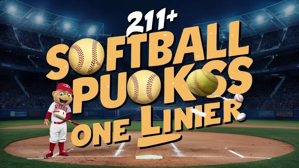 211+ Softball Puns Jokes One Liner