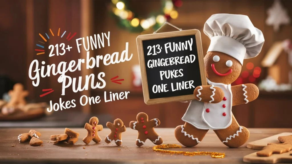 213+ Funny Gingerbread Puns Jokes One Liner