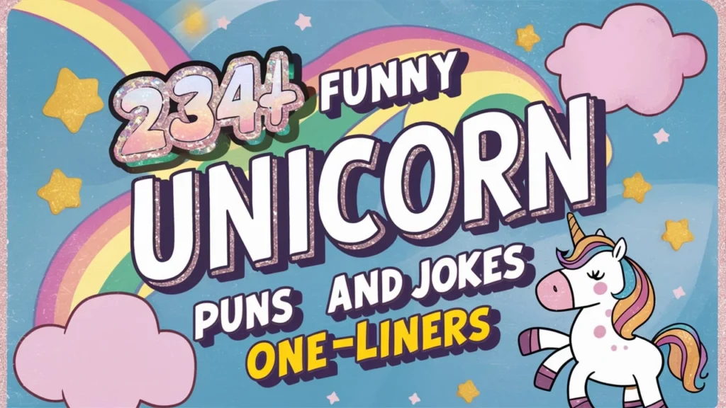 234+ Funny Unicorn Puns Jokes One Liner