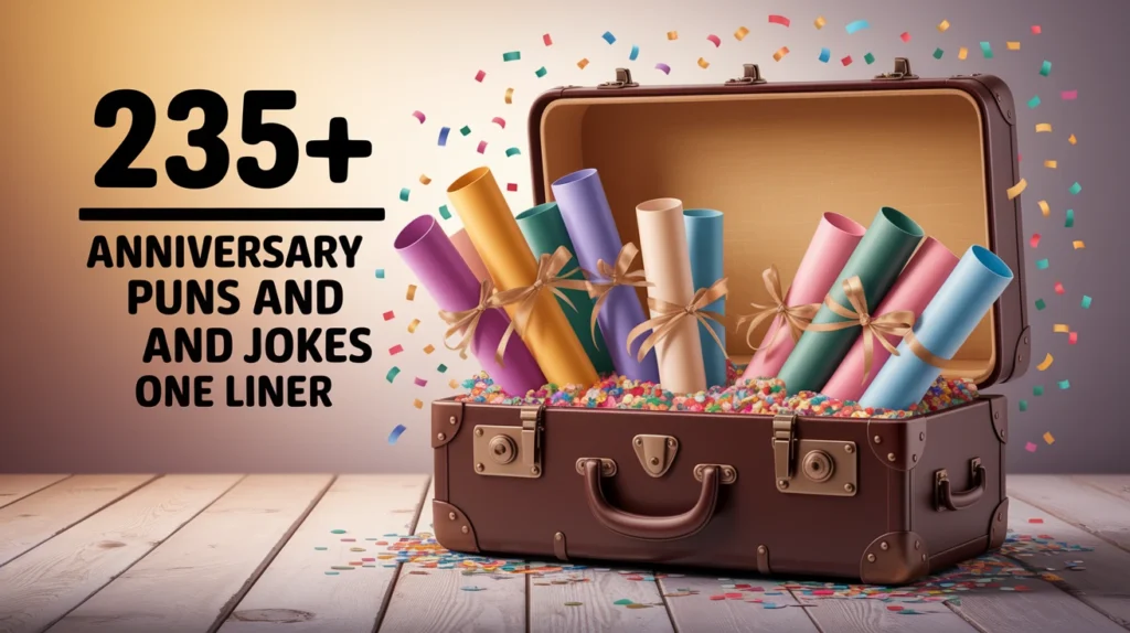 235+ Funny anniversary puns and jokes one liner