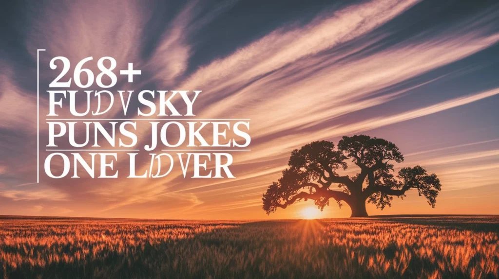 268+ Funny Sky Puns Jokes One Liner