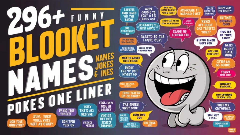 296+ Funny Blooket Names Puns Jokes One Liner